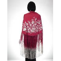 Silk Embroidery Cape